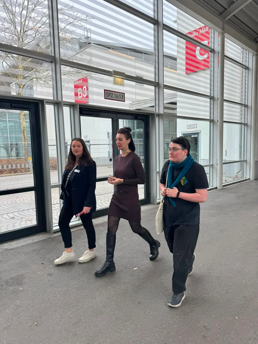 Unterwegs auf dem Messegelände