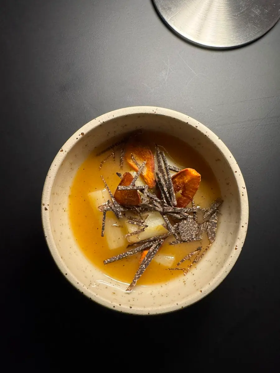 Suppe mit Trüffel