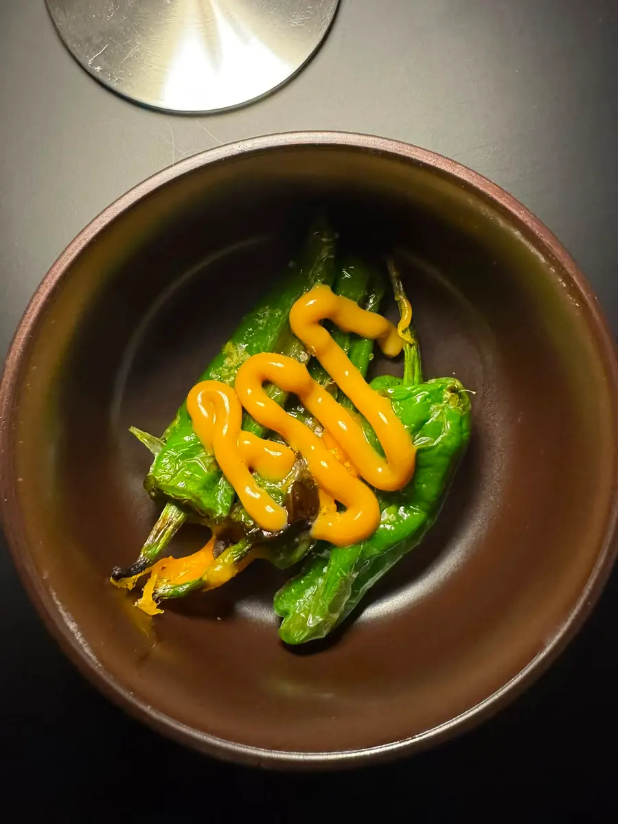 Padrón mit Sauce