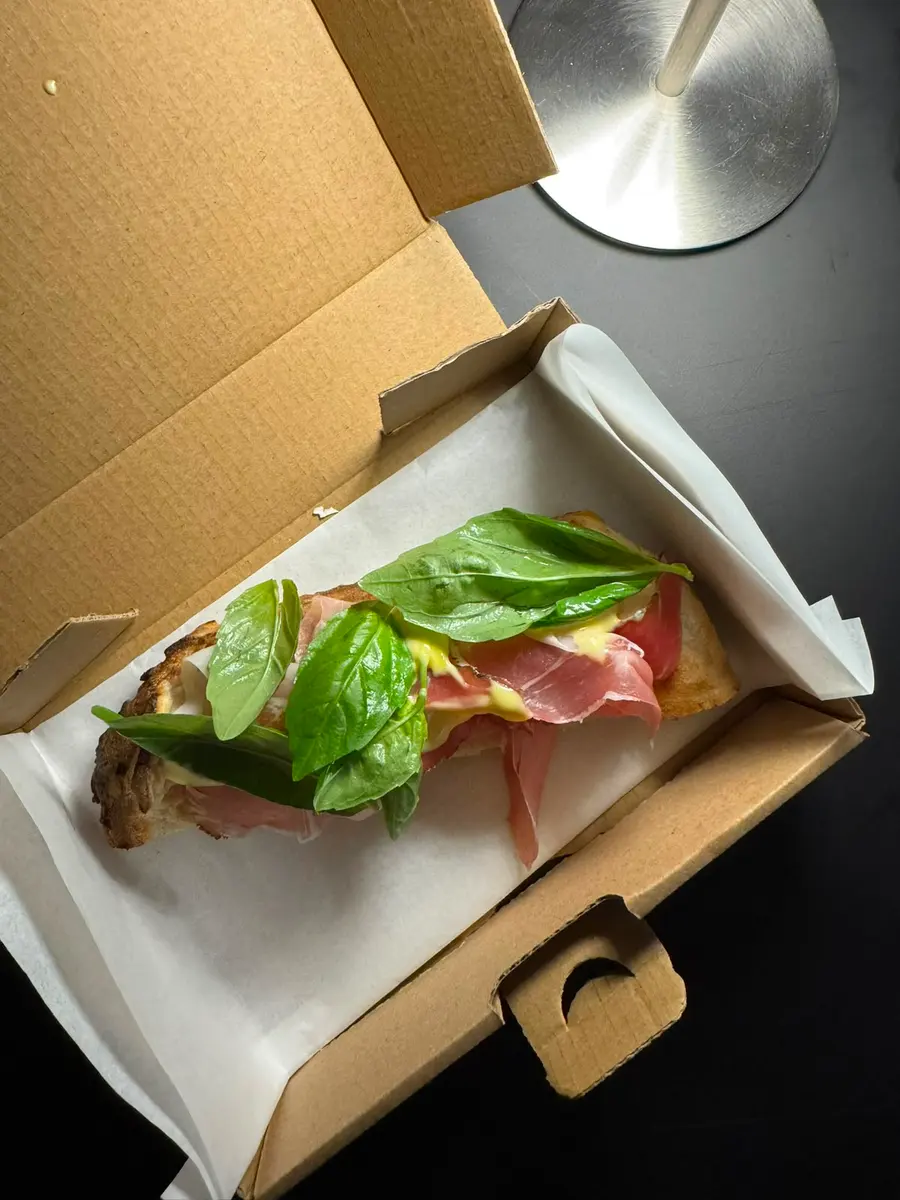 Sandwich, frisch aus der Box