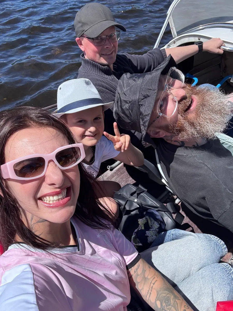 Bootstour bei Sonne